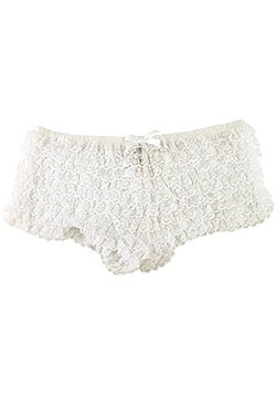 Womens Ruffle Tanga Panties