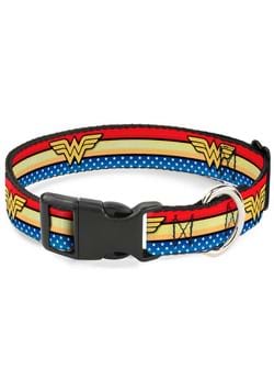 WONDER WOMAN LOGO STRIPE/STARS DOG LEASH PLASTIC C